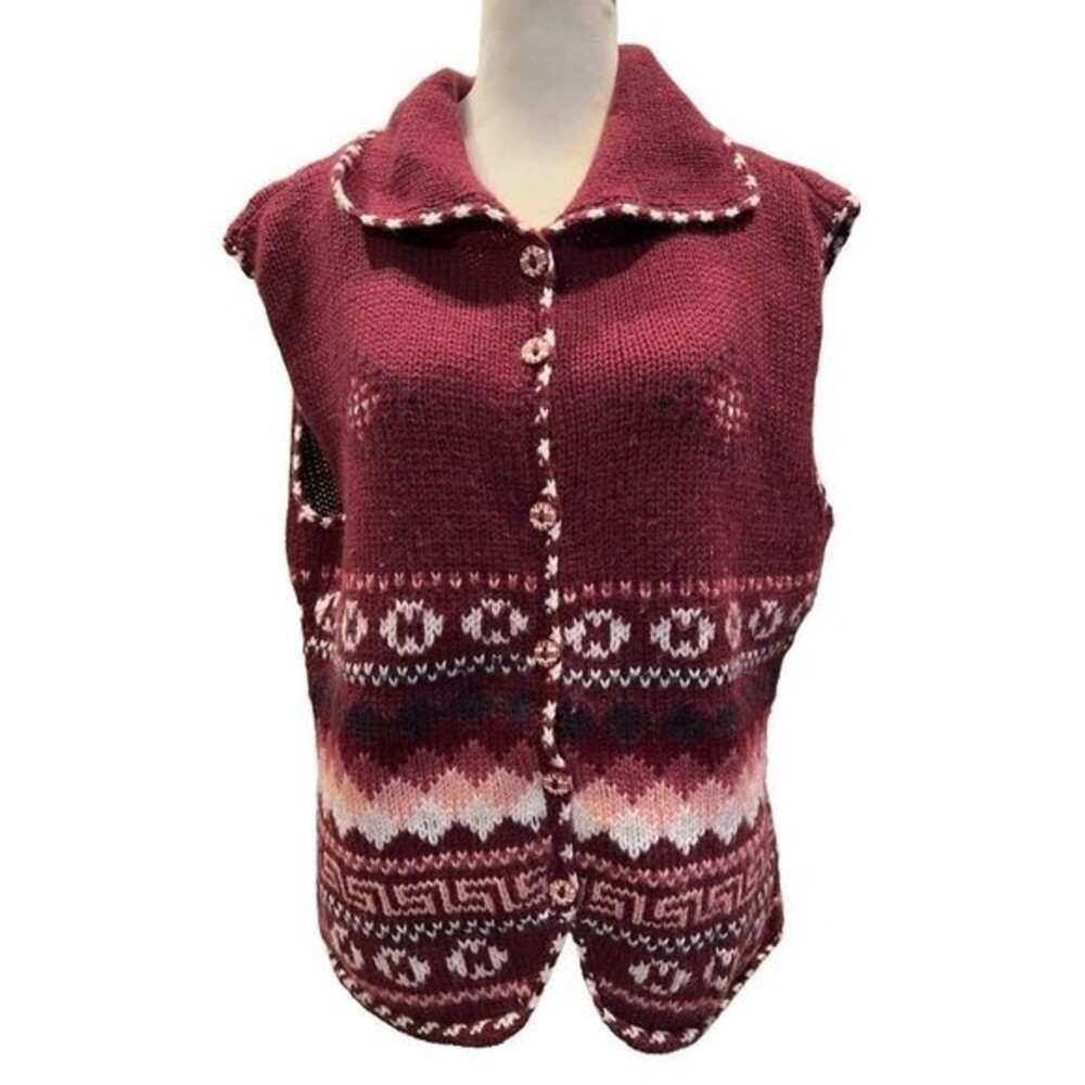 Go Fish Clothing sweater vest size XL